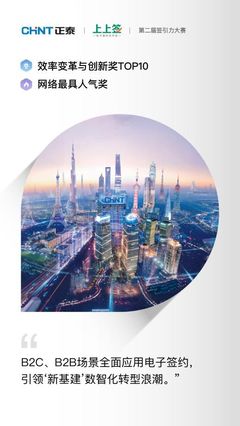 多家知名企業(yè)上榜 上上簽電子簽約第二屆簽引力大賽獲獎名單公布